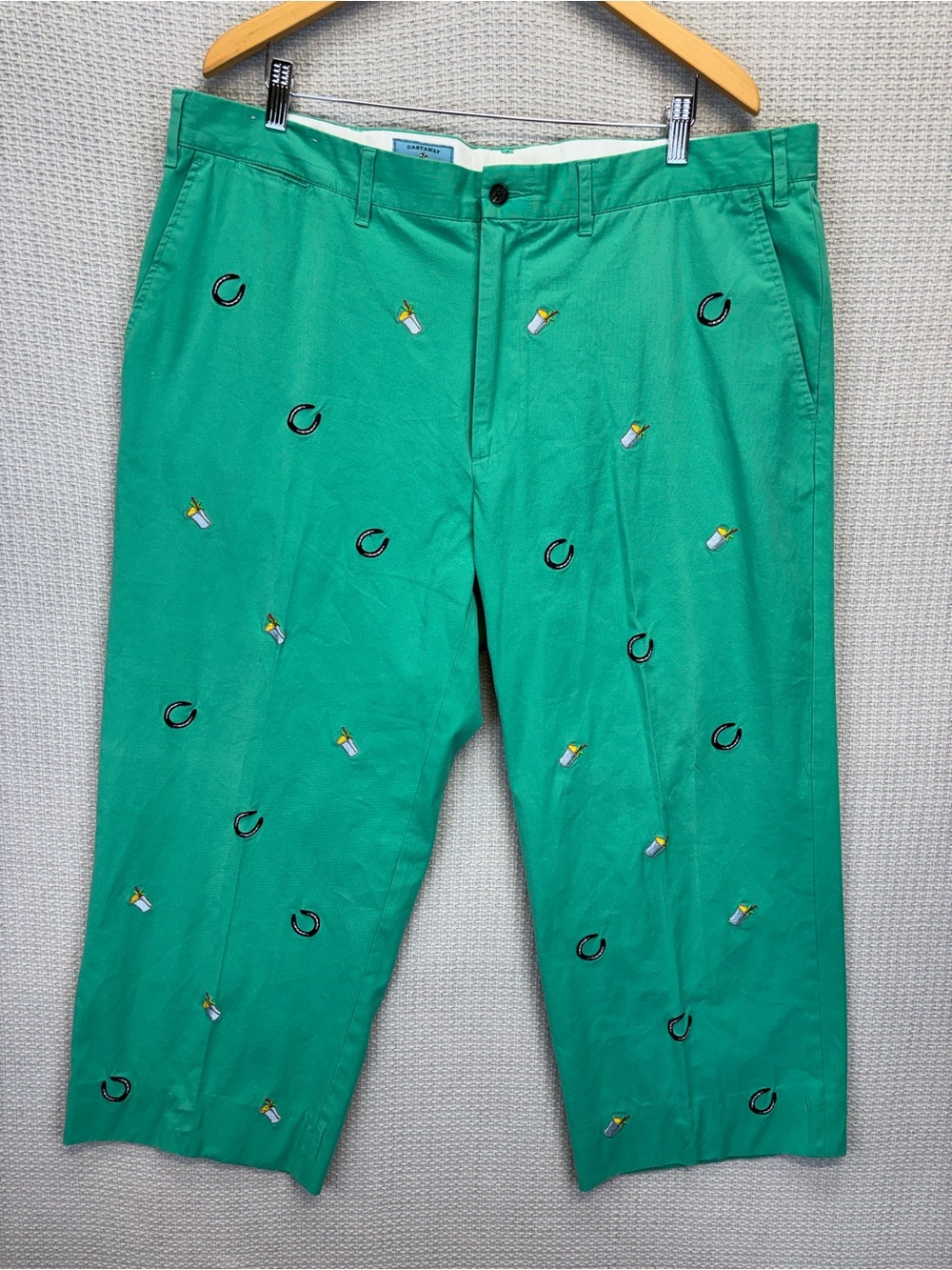 Castaway Nantucket Pants Men’s 42 UF Red USA Flag American Golf Preppy Party